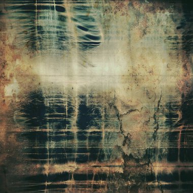 Vintage tarzı tasarım öğeleri, çizik doku ve farklı renk desen Retro arka plan