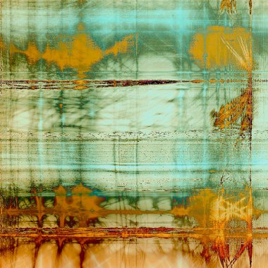 En eski vintage arka planda grunge tarzı. Farklı renk desenleri ile eski doku