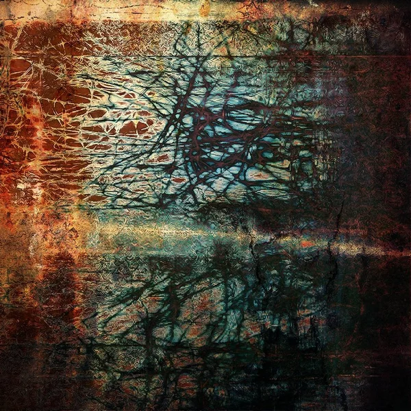 En eski vintage arka planda grunge tarzı. Farklı renk desenleri ile eski doku