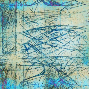 Vintage eski stil doku, yıpranmış ve kaba grunge arka plan ile farklı renk desen