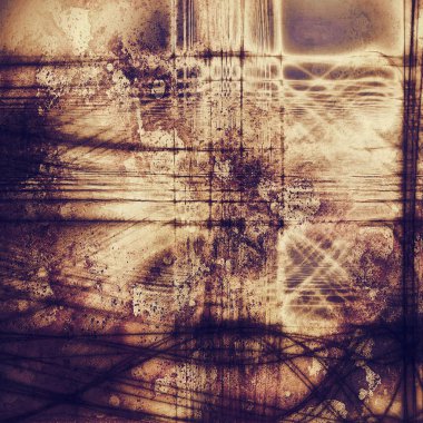 Vintage eski stil doku, yıpranmış ve kaba grunge arka plan ile farklı renk desen