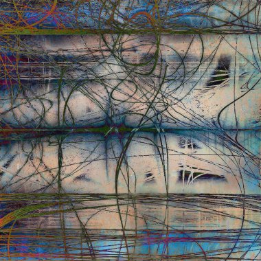 Renkli vintage arka plan, çizik, lekeleri ve farklı renk desen doku