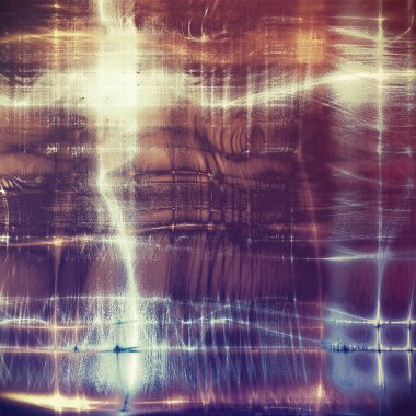 Yaratıcı vintage yüzey dokusunu, grunge arka plan kompozisyon yakından. Farklı renk desen ile