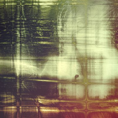 Yaratıcı vintage yüzey dokusunu, grunge arka plan kompozisyon yakından. Farklı renk desen ile