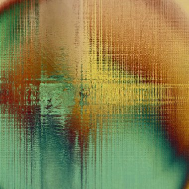 Yaratıcı vintage yüzey dokusunu, grunge arka plan kompozisyon yakından. Farklı renk desen ile