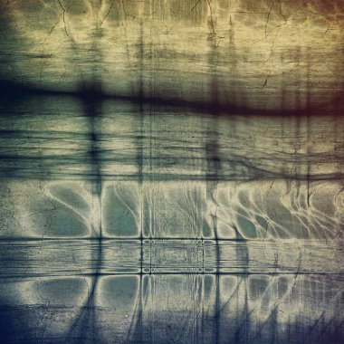 Yaratıcı vintage yüzey dokusunu, grunge arka plan kompozisyon yakından. Farklı renk desen ile