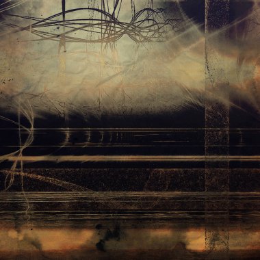 Çizik grunge arka plan veya benekli vintage doku. Farklı renk desen ile