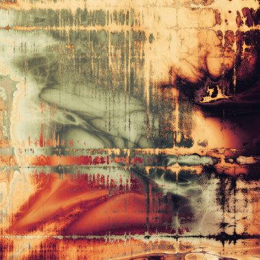 Vintage tarzı eski doku grunge elemanları ile arka plan. Farklı renk desen ile