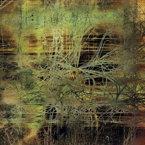 Yaratıcı vintage yüzey dokusunu, grunge arka plan kompozisyon yakından. Farklı renk desen ile