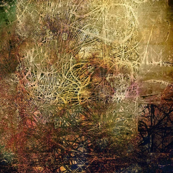 Yaratıcı vintage yüzey dokusunu, grunge arka plan kompozisyon yakından. Farklı renk desen ile