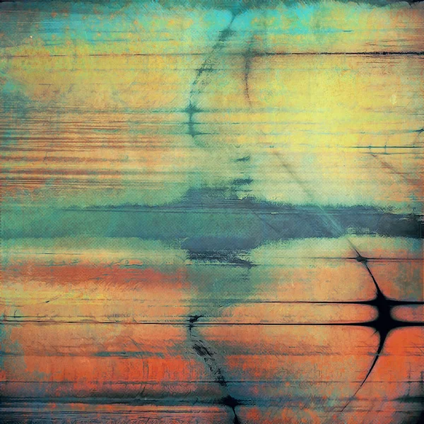 Yaratıcı vintage yüzey dokusunu, grunge arka plan kompozisyon yakından. Farklı renk desen ile