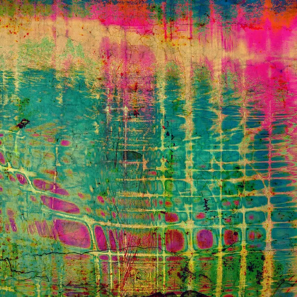 Vintage tarzı eski doku grunge elemanları ile arka plan. Farklı renk desen ile