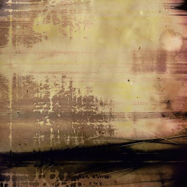 Vintage doku, eski çizilmiş arka plan yaşlı. Farklı renk desen ile