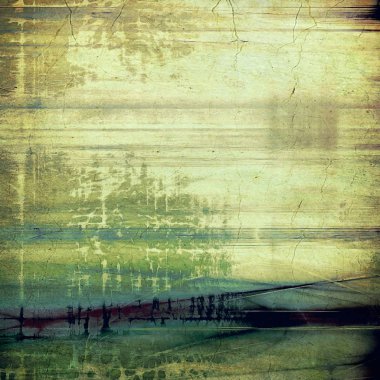 Renkli vintage doku, geleneksel antika öğeleri ve farklı renk desen yaşlı dekoratif grunge arka plan