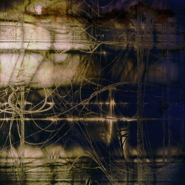 Renkli vintage doku, geleneksel antika öğeleri ve farklı renk desen yaşlı dekoratif grunge arka plan