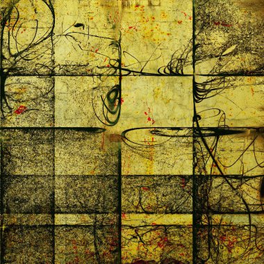 Antika antika arka plan. Farklı renk desen ile