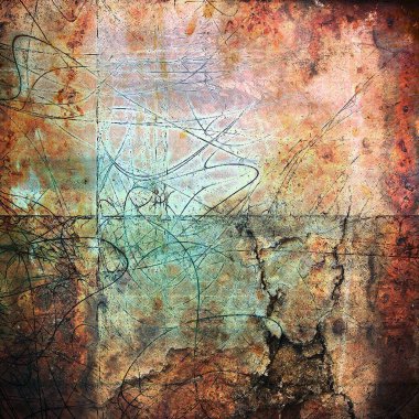 Soyut boş grunge arka plan, lekeleri ve farklı renk desen ile eski doku