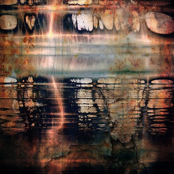 Renkli vintage doku, geleneksel antika öğeleri ve farklı renk desen yaşlı dekoratif grunge arka plan