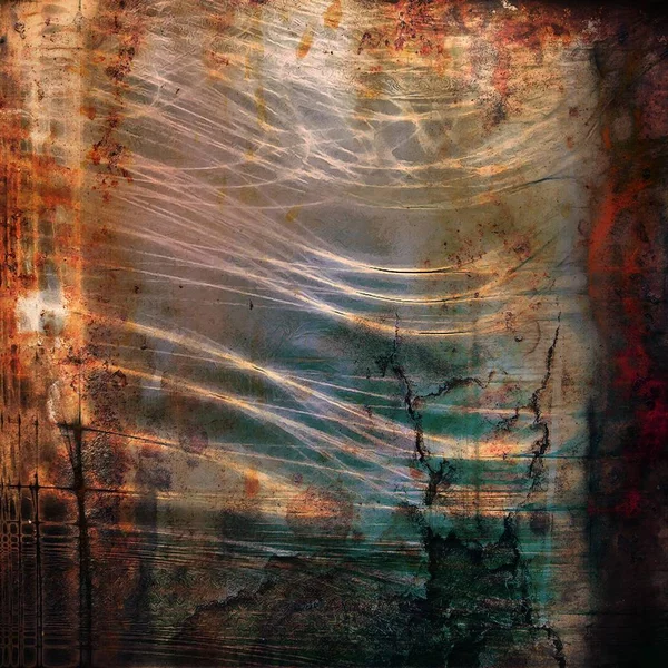 yaratıcı tasarlanmış dokular için eski soyut grunge arka plan. farklı renk desen ile