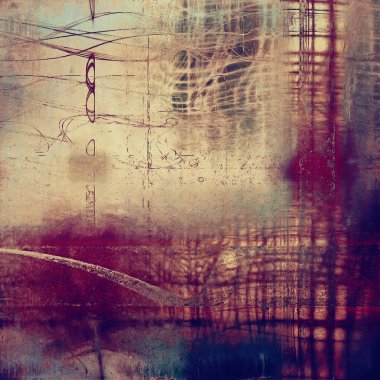 yaratıcı tasarlanmış dokular için eski soyut grunge arka plan. farklı renk desen ile