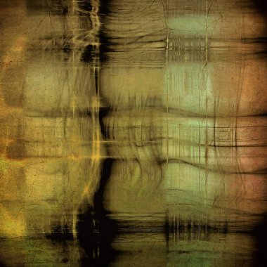 Yaratıcı vintage yüzey dokusunu, grunge arka plan kompozisyon yakından. Farklı renk desen ile
