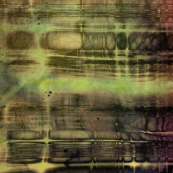 Yaratıcı vintage yüzey dokusunu, grunge arka plan kompozisyon yakından. Farklı renk desen ile