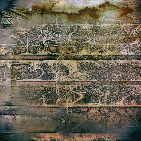 Textura de superfície vintage criativo, close up grunge composição de fundo. Com padrões de cores diferentes — Fotografia de Stock