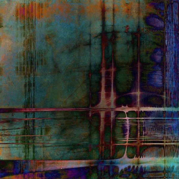 Vintage dekoratif doku grunge tasarım öğeleri ve farklı renk desen