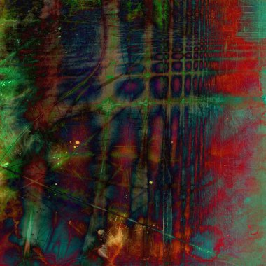 Arka plan, soyut vintage tarzı doku ile farklı renk desen Grunge çizik