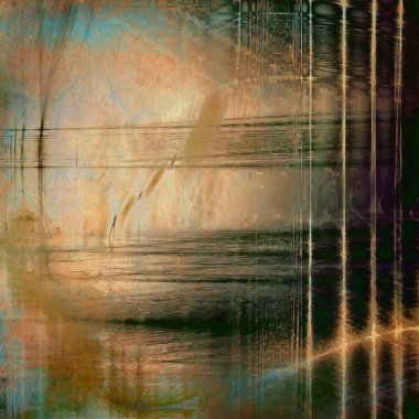 Arka plan, soyut vintage tarzı doku ile farklı renk desen Grunge çizik