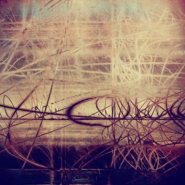 Doku dekoratif öğeler ve farklı renk desen