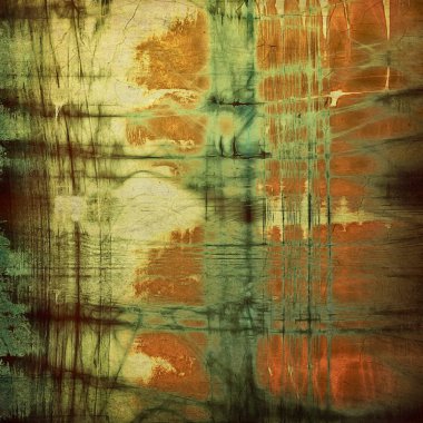 Doku dekoratif öğeler ve farklı renk desen