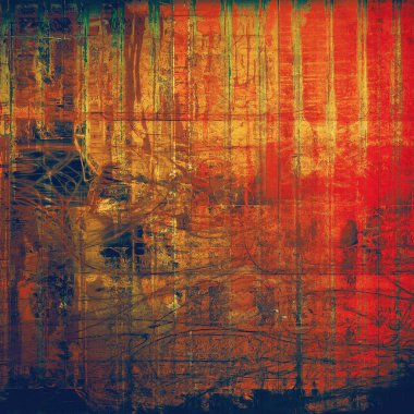 Eski stil tasarım, farklı renk desenleri ile dokulu grunge arka plan