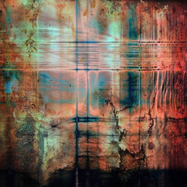 Eski stil tasarım, farklı renk desenleri ile dokulu grunge arka plan