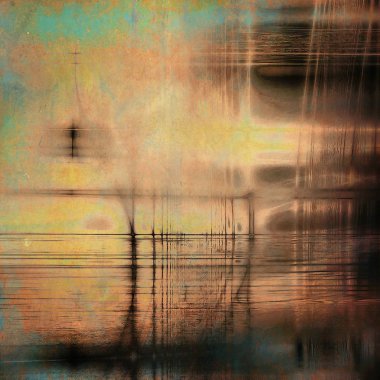 Eski, grunge arka plan veya eski doku. Farklı renk desen ile