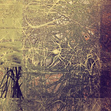 Eski, grunge arka plan veya eski doku. Farklı renk desen ile