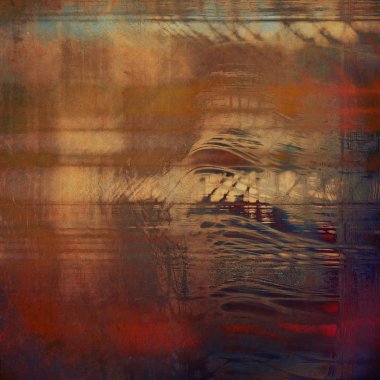 Eski, grunge arka plan veya eski doku. Farklı renk desen ile