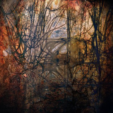 Antika arka plan, antika grunge zemin veya farklı renk desenleri ile çizilmiş doku