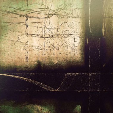 Vintage doku, eski stil çerçeve dekorasyon grunge grafik öğeleri ve farklı renk desen