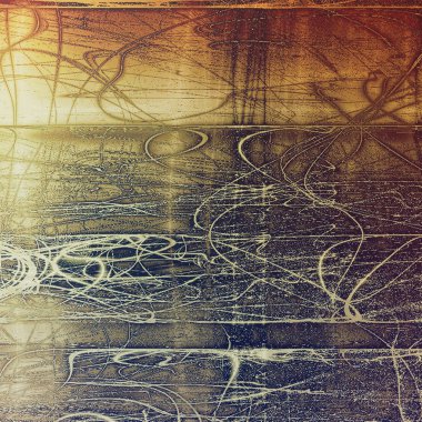 Vintage doku, eski stil çerçeve dekorasyon grunge grafik öğeleri ve farklı renk desen