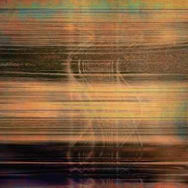 Vintage doku, eski stil çerçeve dekorasyon grunge grafik öğeleri ve farklı renk desen