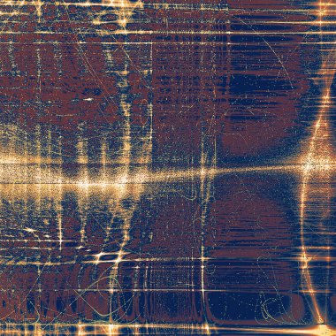 Vintage doku, eski stil çerçeve dekorasyon grunge grafik öğeleri ve farklı renk desen