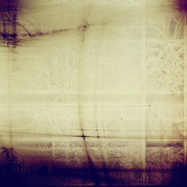 Vintage doku, eski stil çerçeve dekorasyon grunge grafik öğeleri ve farklı renk desen