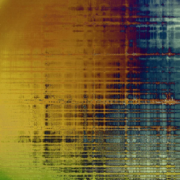 Fundo retrô abstrato ou textura antiquada. Com padrões de cores diferentes — Fotografia de Stock