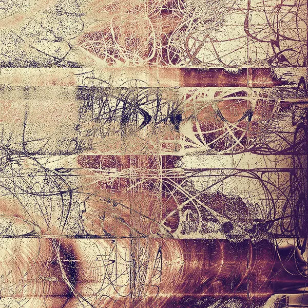 Oude abstracte textuur als shabby grungy achtergrond gebruikt. Met patronen met verschillende kleuren — Stockfoto