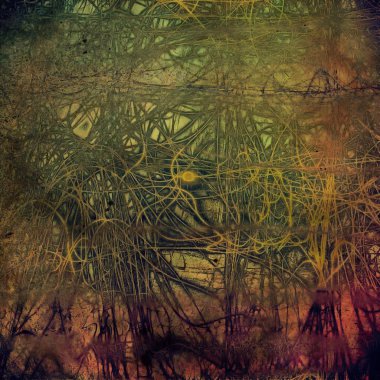 Arka plan olarak eski doku. Farklı renk desen ile