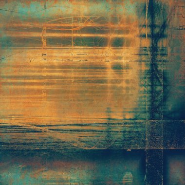 Vintage dekoratif doku grunge tasarım öğeleri ve farklı renk desen