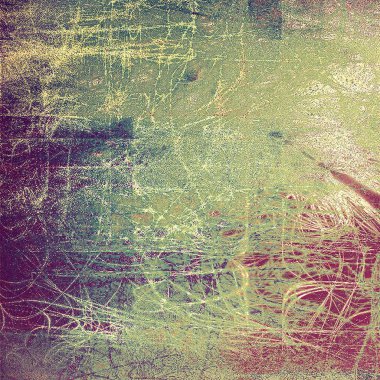 Eski doku veya hasarlı eski stil ve arka plan vintage grungy tasarım öğeleri farklı renk desen