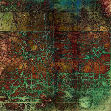 Vintage tarzı tasarlanmış arka plan aşınmış doku ile farklı renk desen çizik