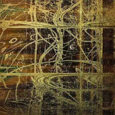 Grunge antika çerçeve, vintage tarzı arka plan. Farklı renk desen ile